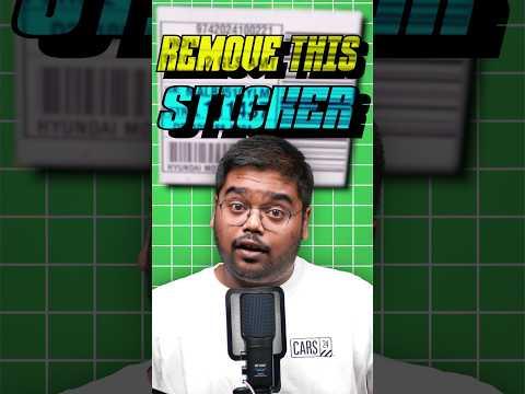 Thumbnail You Need To Remove This Sticker!😲 #shorts #vin #theft #sticker #hyundai #facts #informative #cars24