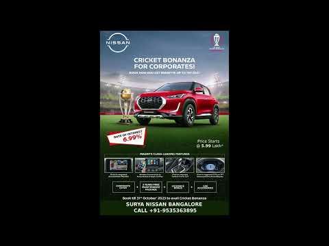 Thumbnail Experience a cricket bonanza like never before! Get benefits of up to 97,000/- on #nissanmagnite