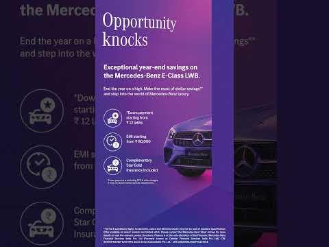 Thumbnail Exceptional year-end savings on the Mercedes-Benz E-Class #December2023 benefits* | #MBSilverArrows