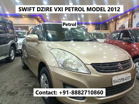 Thumbnail SWIFT DZIRE VXI PETROL MODEL 2012 2012 Bangalore | Used Car | Second Hand Car #usedcars